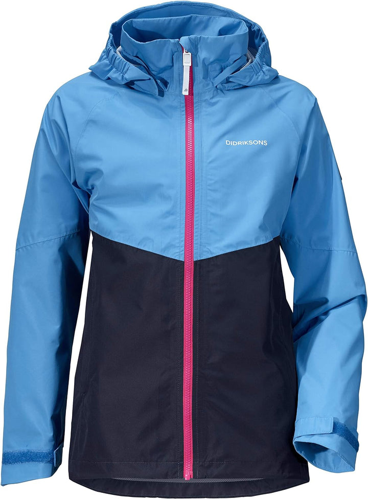 Didriksons 1913 Damen Regenjacke Tera in wetterfester Qualität Malibu Blue, 140