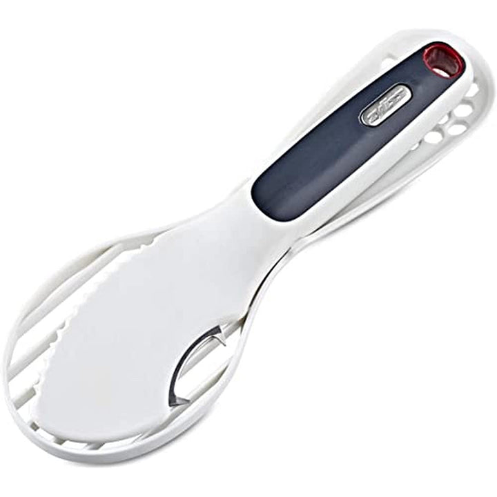 Zyliss E910050 Avocado Schneider, Weiss/Grau, Avocado-Entkerner und-Schneider Kochutensilien, 5 Jahr