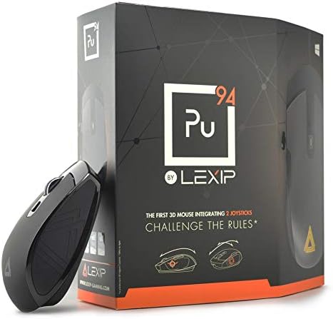 Lexip Pu94 3D gaming Mouse - Kabelgebundene USB-Maus und RGB - Spezielle 3D-Umgebungen und Design-So