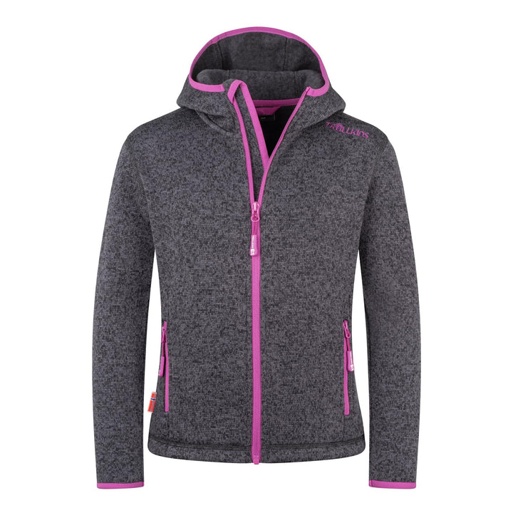 Trollkids Girls Jondalen Jacket XT Graphite/Fresh Berry 92, Graphite/Fresh Berry 92