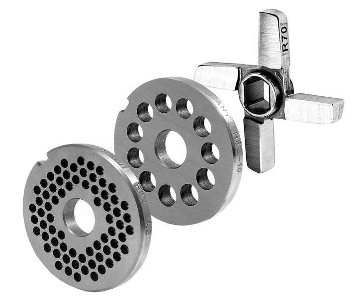 H82 Lochscheibensatz 4,5MM +10MM Bohrung + 1 Kreuzmesser Werkzeugstahl