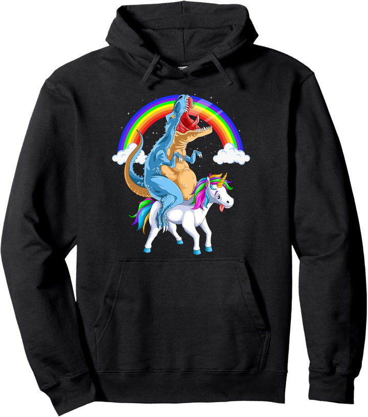 Trex Tyrannosaurus Dino - Unicorn Einhorn T-Rex Pullover Hoodie