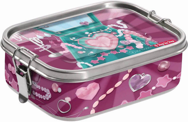 Step by Step Edelstahl-Lunchbox Glitter Heart Hazle