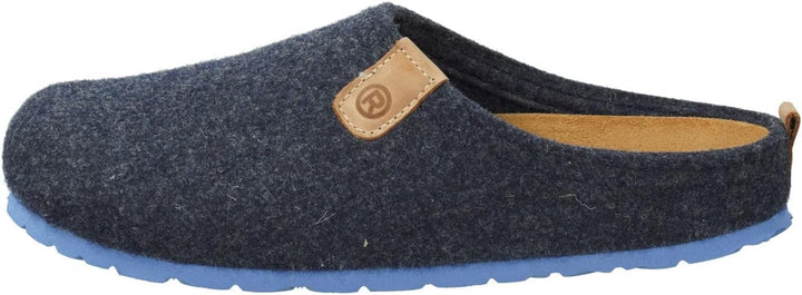 Rohde Herren, Männer, Pantoffeln, Hausschuhe,Wechselfussbett 40 EU Blau, 40 EU Blau