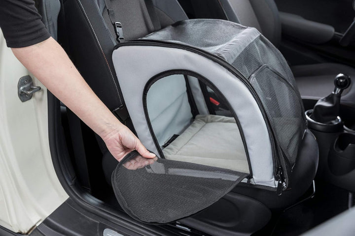 Trixie Autositz, 44 × 37 × 40 cm, Grau/Schwarz