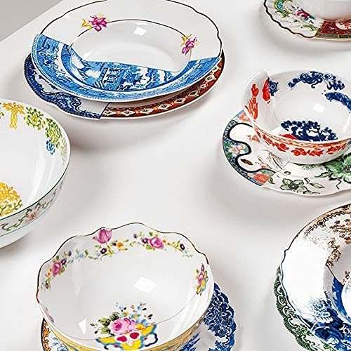 Seletti Teller flach Porzellan Ø 27,5 cm H 2,3 "Hybrid-Ipazia