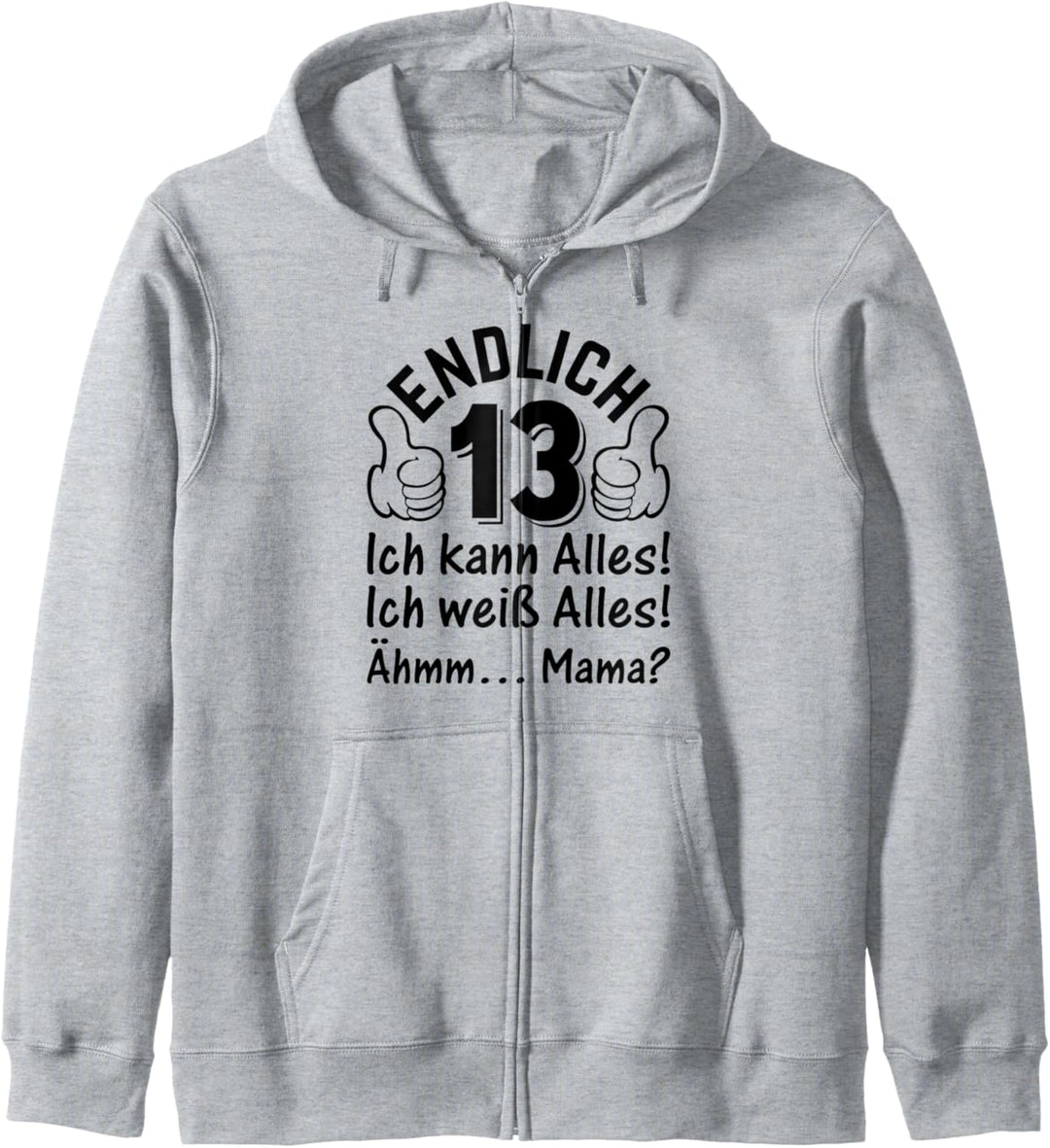 Endlich 13 Ich Kann Alles - 13. Geburtstag 13 Jahre Mädchen Kapuzenjacke