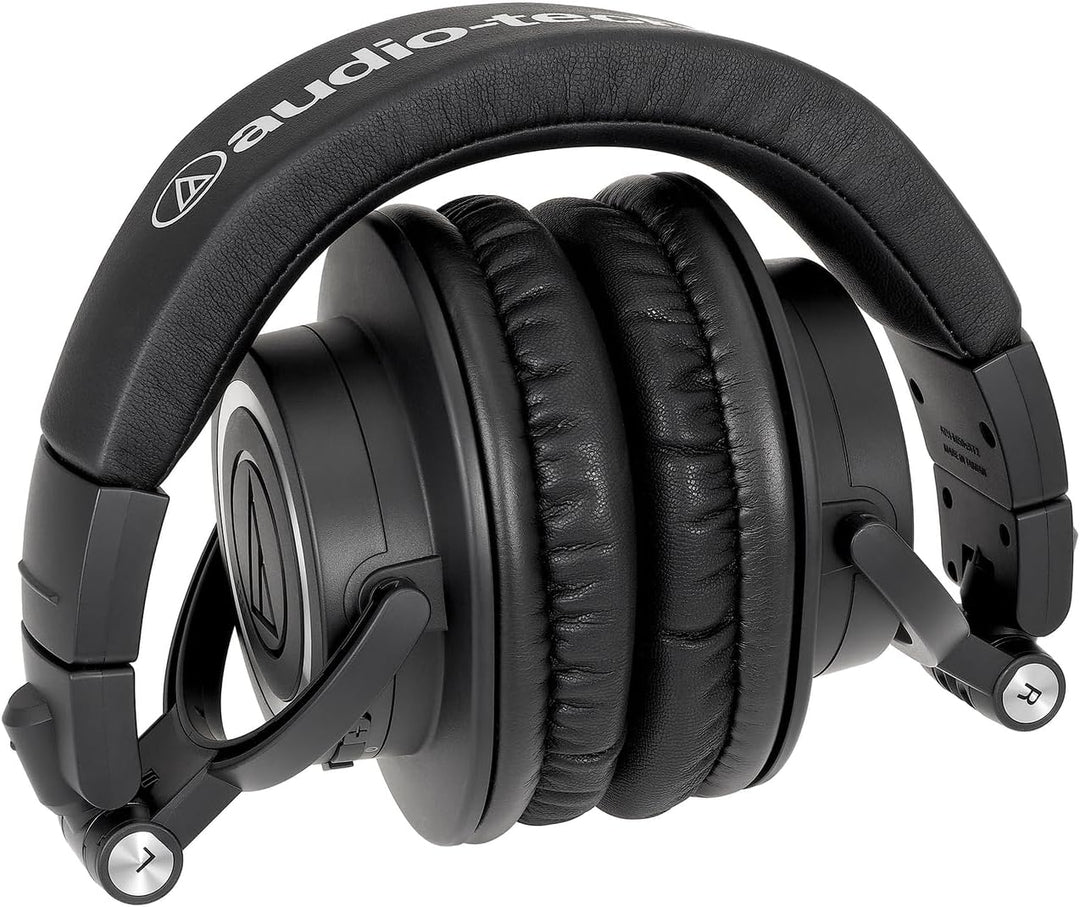 Audio-Technica M50xBT2 Kabelloser Kopfhörer Schwarz Black Bluetooth Single, Black Bluetooth Single
