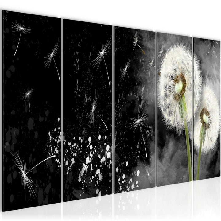 Runa Art Bild Pusteblume Wandbilder auf Vlies Leinwand 5 Teilig Wanddekoration Wohnzimmer Schlafzimm