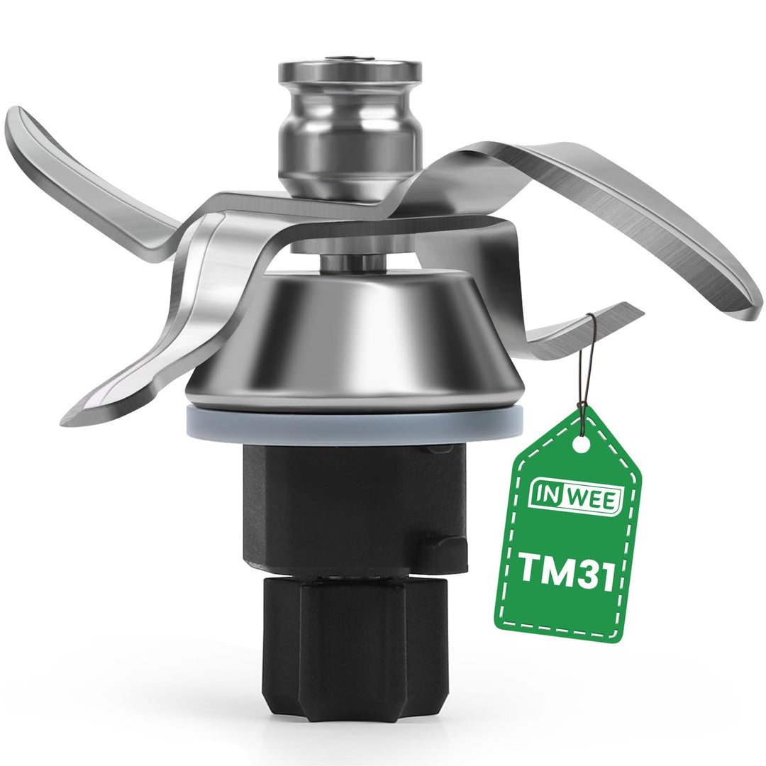Messer für Thermomix TM31 mit Dichtungsring, Ersatzteil für Vorwerk Thermomix TM31, Ersatzklinge-Zub