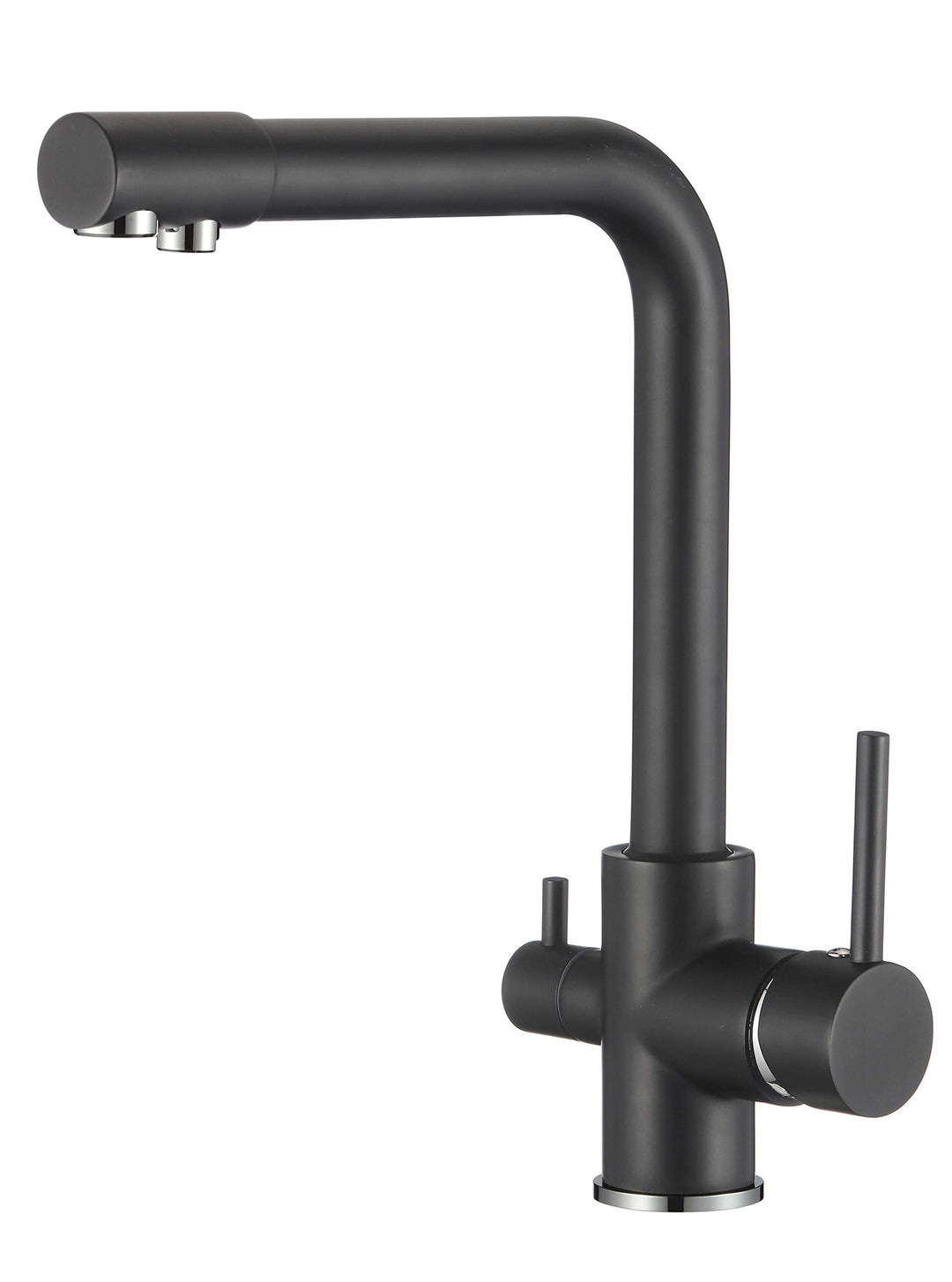 VALAZ 3 Wege Filter Osmose Wasserhahn Küche Schwarz Matt | Küchenarmaturen | Wasserhahn Sprudelwasse