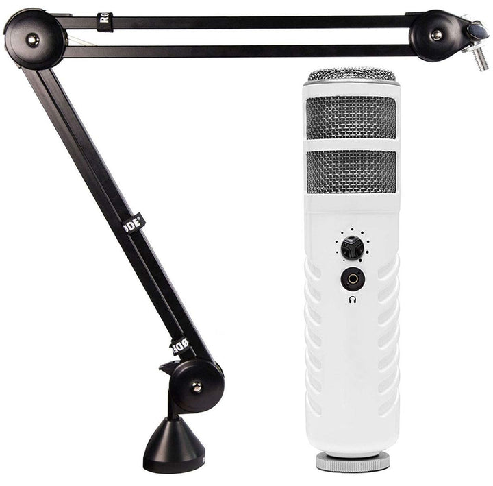 Rode Podcaster USB Mikrofon + PSA1 Gelenkarm-Stativ