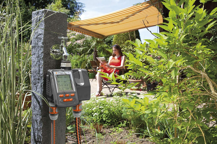 Gardena 271687 Bewässerungscomputer MultiControl duo: Automatische Bewässerungssteuerung, Wochentage