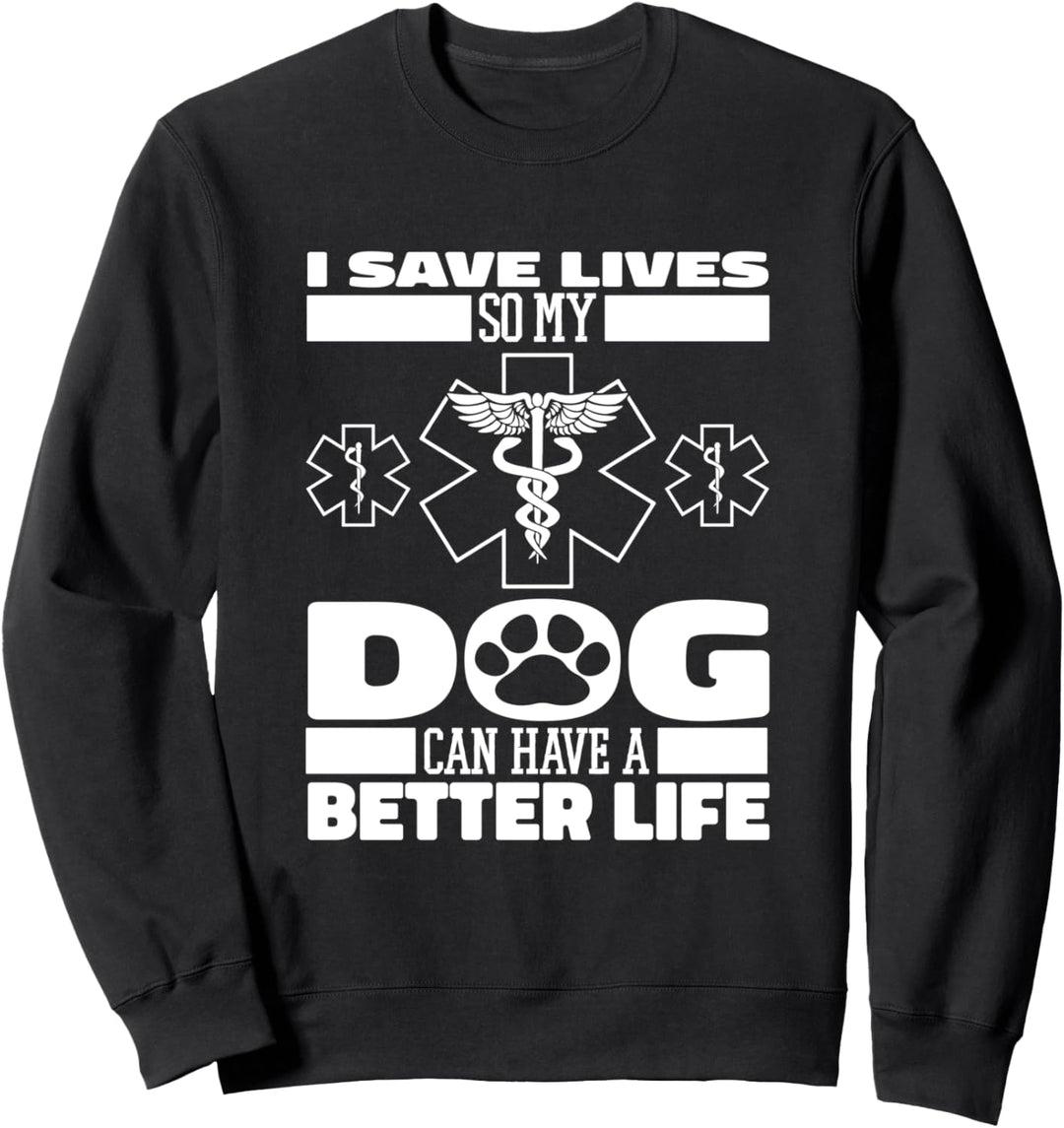 Sanitäter Hund Rettungssanitäter - Rettungsdienst Sweatshirt