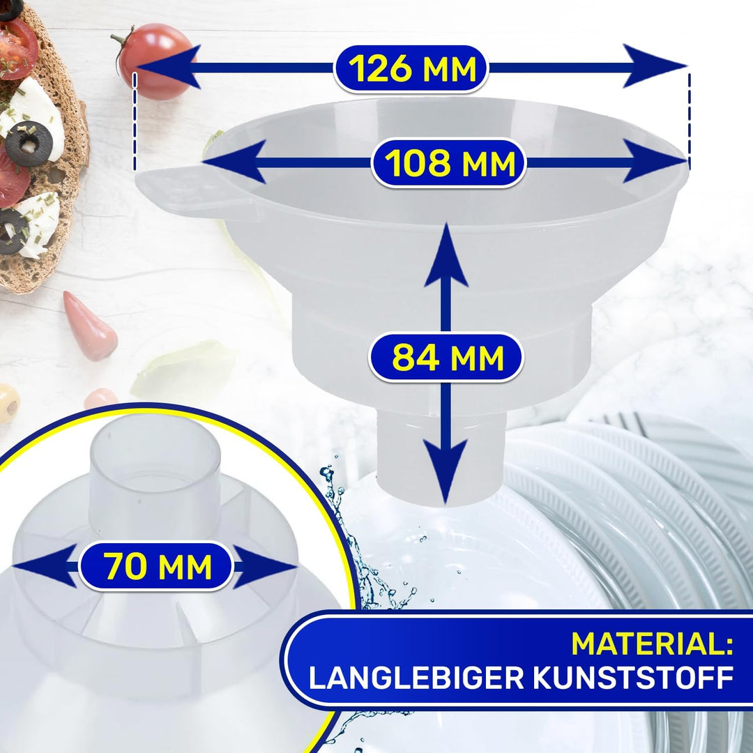 Trichter Spülmaschinensalz mit dem Originalcode 14004429501/6 140044295016 für AEG für Electrolux fü