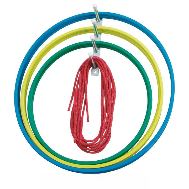 Sport-Tec Aufhängevorrichtung für Gymnastikreifen Wandhalter Wandhalterung Hula-Hoop