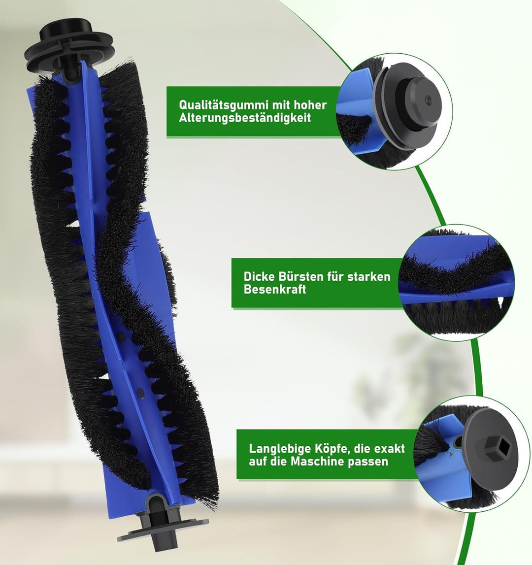 Ersatzteile für Eufy RoboVac 11S, 30, 30C, 15C, 15T, 12, 35C Robot-Staubsauger Zubehörset: 1 Hauptpi