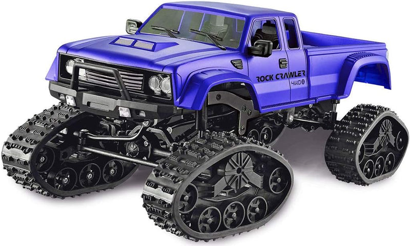 Amewi Pickup Truck Brushed 1:16 RC Modellauto Elektro Crawler Allradantrieb (4WD) RtR 2,4GHz, Blau