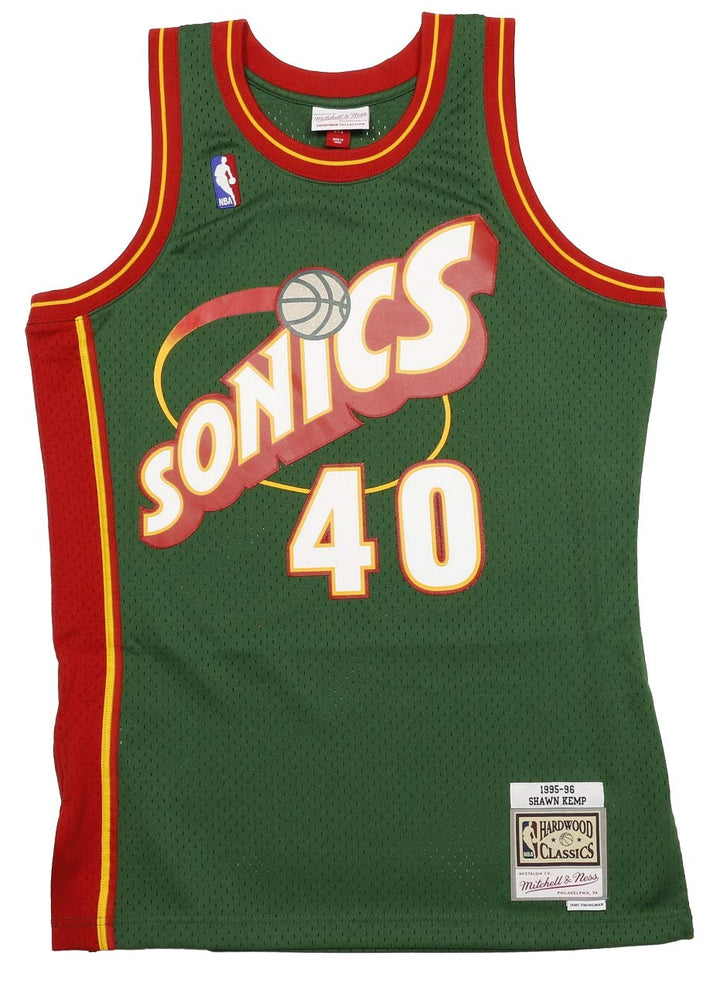 Mitchell & Ness Seattle Supersonics Jersey NBA Swingman Jersey Shawn Kemp 40 M Multicolour, M Multic