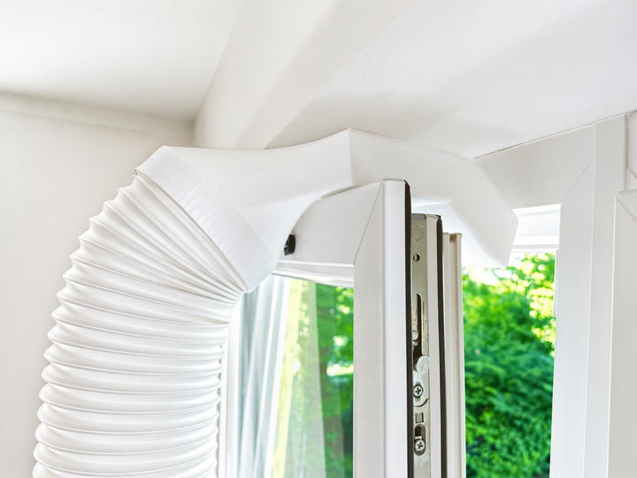 Extra Breiter Fensteradapter 35 cm für mobile Klimaanlagen – Kippfenster Abluftadapter mit 150 mm Sc