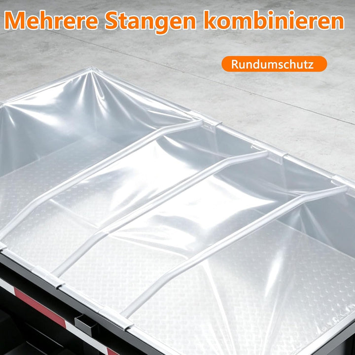 3 X Anhänger Planenbügel,Flachplanenbügel,Aluminium,Leicht Und Robust,Mit Drehknopf Schraube,Längenv
