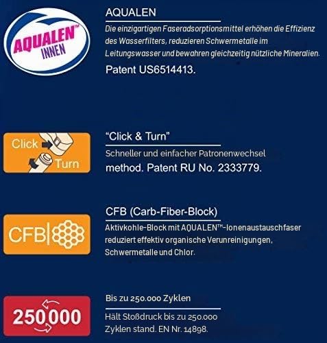 Aquaphor 208334 Crystal Ersatzkartuschen-Set K3-K2-K7