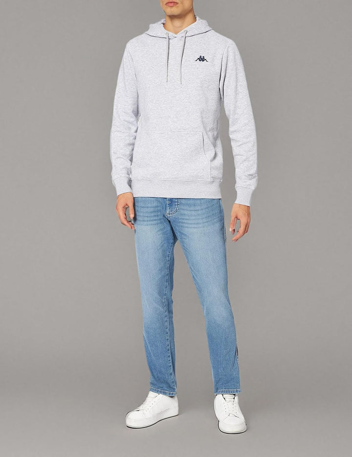 Kappa Herren Sweatshirt M Grau, M Grau