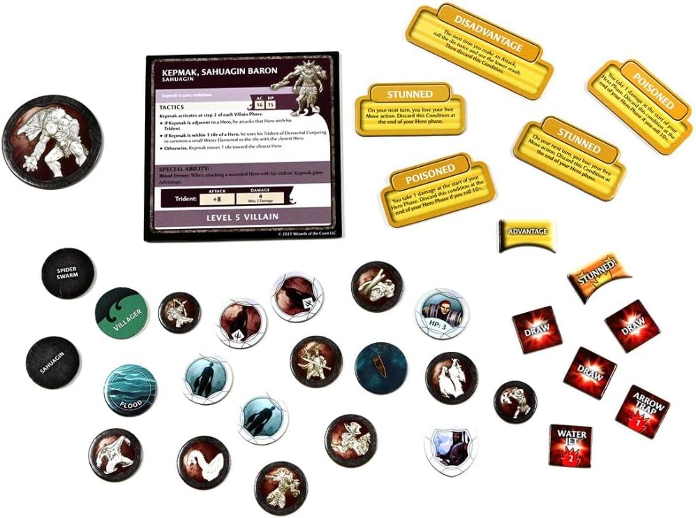 Wizkids - D&D Ghosts of Saltmarsh Board Game Premium Edition