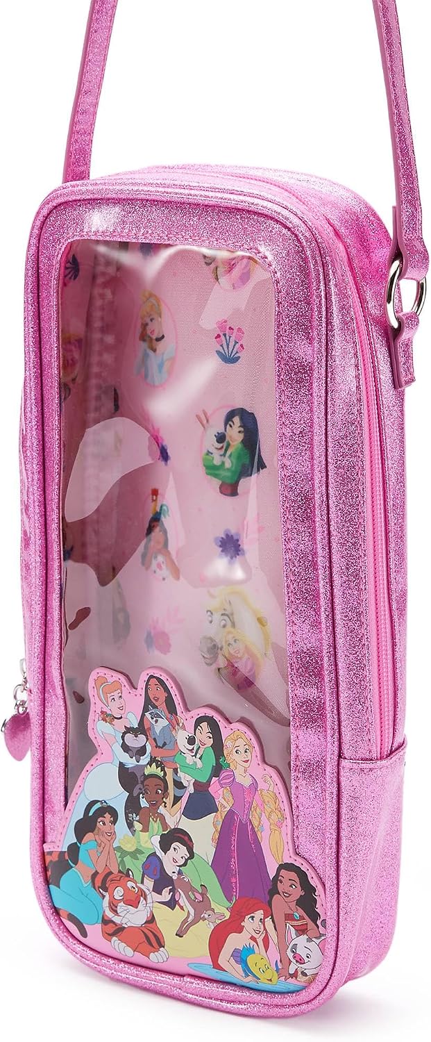 Disney Store Official - Disney Prinzessinnen - Tragetasche für Puppen - Schimmernde Umhängetasche fü