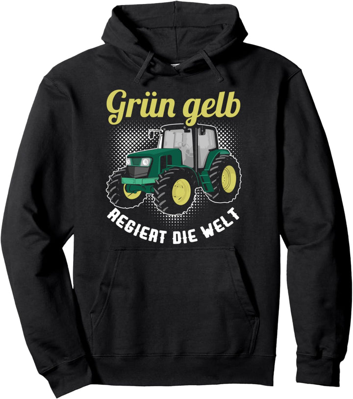 Traktor Landwirt Geschenk Motiv mit Spruch Bauer Agrarstarz Pullover Hoodie