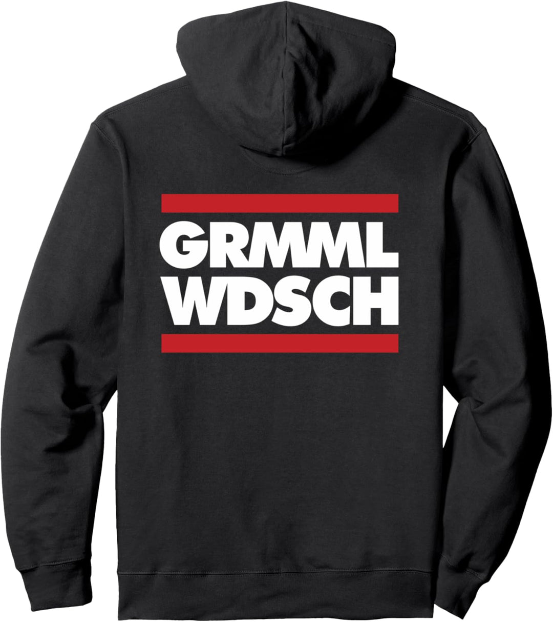 "GRMMLWDSCH - Grimmelwiedisch" - Saarland Fun Pullover Hoodie