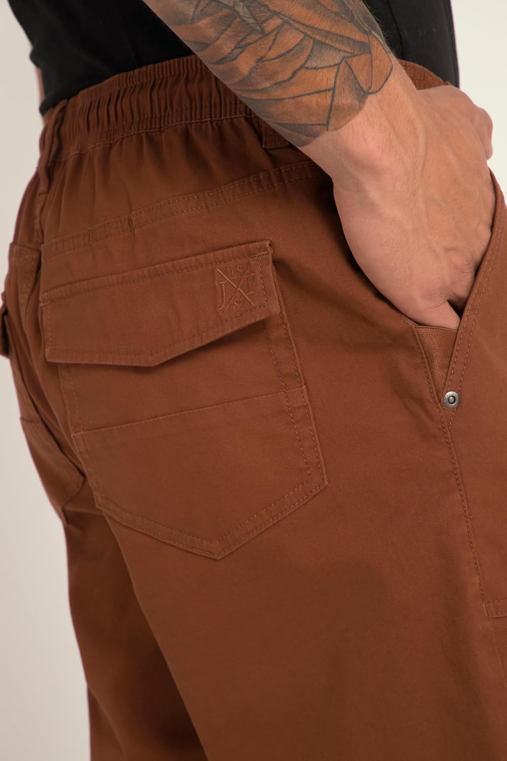 JP 1880 Herren Schlupfhose Schlupfhose Flexnamic®, Twill, Modern Fit, Grosse Taschen, Bis 8 XL 8XL R