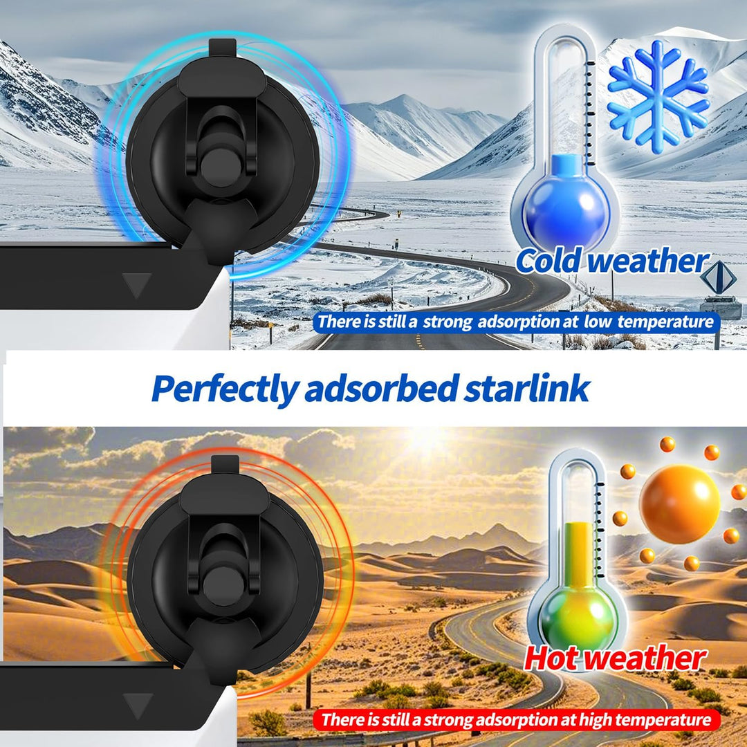 Für Starlink Mini-Saugnapfhalterung,Sonnenschutz Mit Saugnapf Und Schutzhülle,Für Starlink Mini-Zube