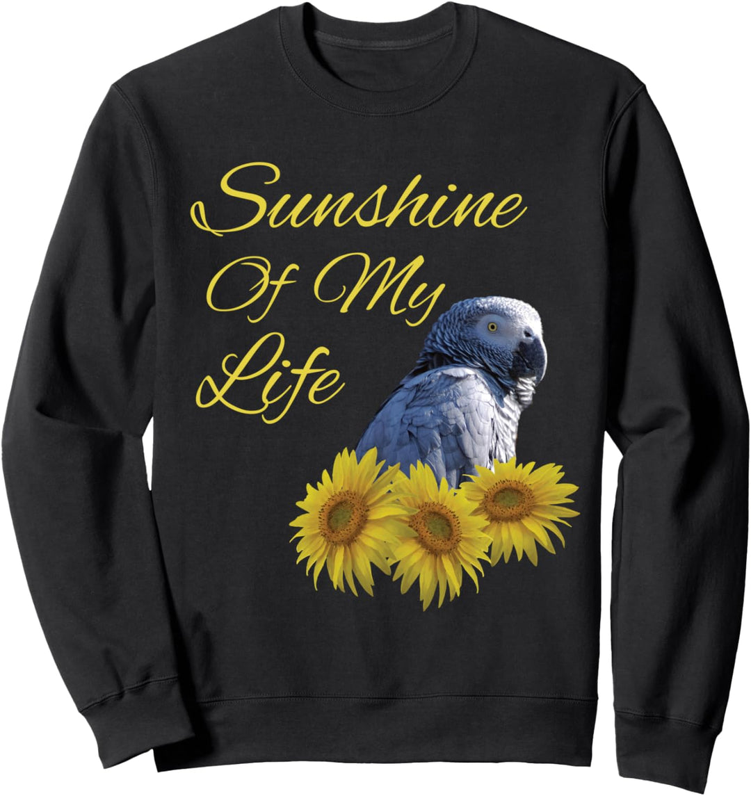 Kongo African Grey Papagei Sonnenblume Sonnenblume Sweatshirt