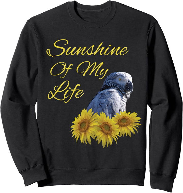 Kongo African Grey Papagei Sonnenblume Sonnenblume Sweatshirt