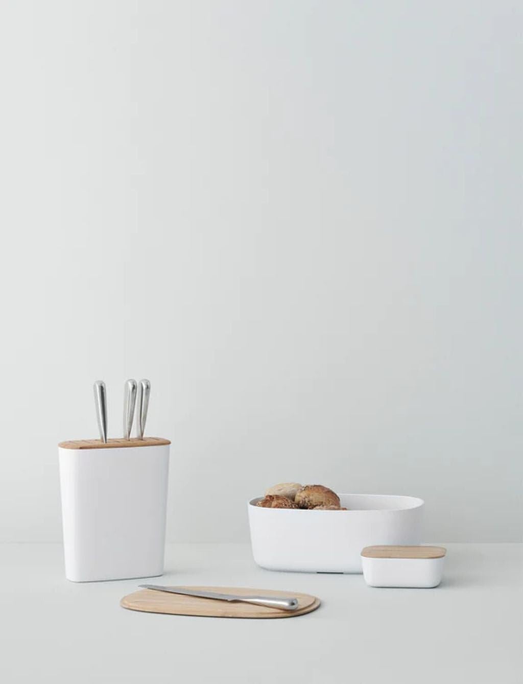 Rig-Tig Brotkasten BOX-IT - Aufbewahrungsbox für Brot, Brötchen, Kekse, Gebäck - Kunststoffboden aus