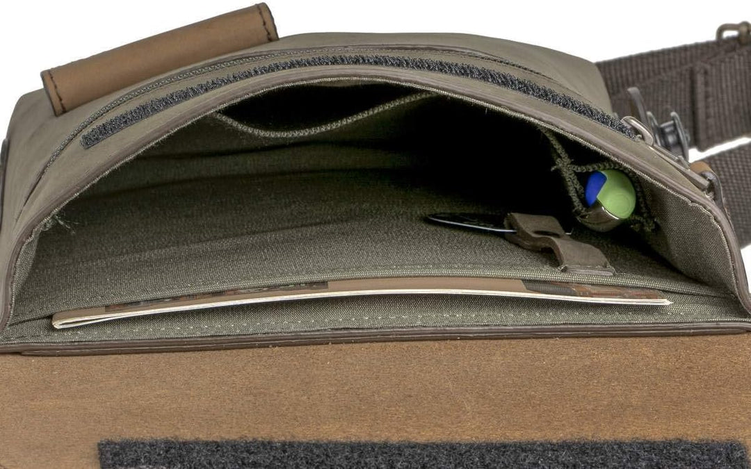 Ruitertassen Gürteltasche Leder Beintasche Hüfttasche Biker Tasche LegBag braun 19x25cm 4056-76