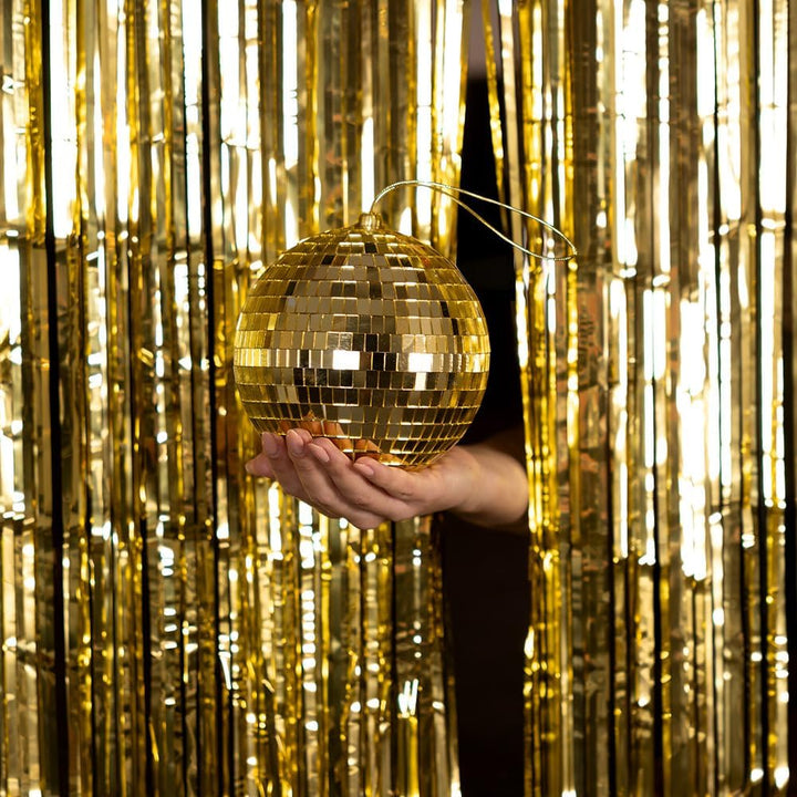 Boland - Glänzende Discokugel, Durchmesser ca. 15 cm, Disco Fever, Hängedeko, Dekoration für Party o