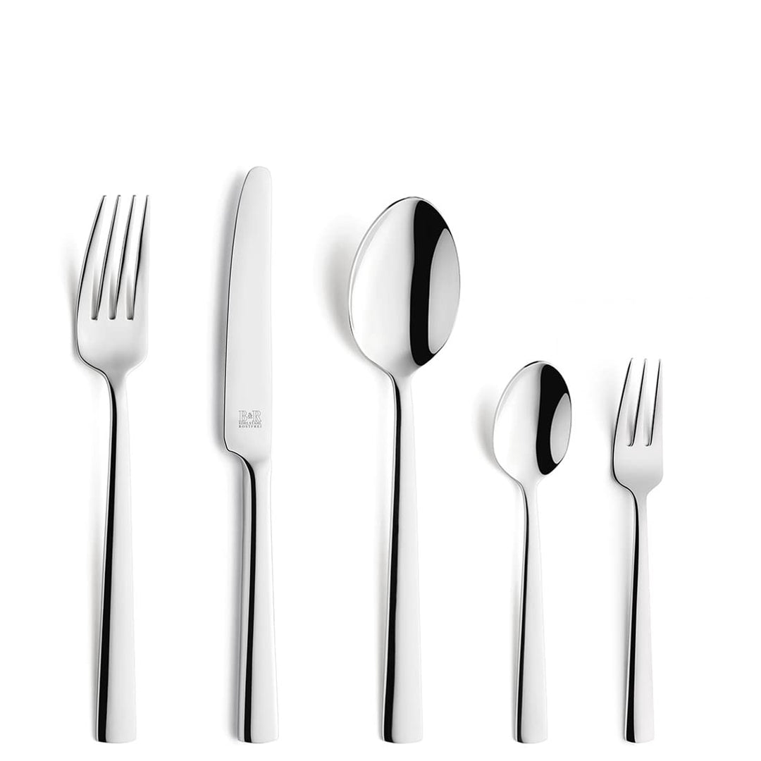 Beckmann & Rommerskirchen Besteckset 30-teilig 3591 MANO | Spülmaschinengeeignet | Satiniert | Essbe