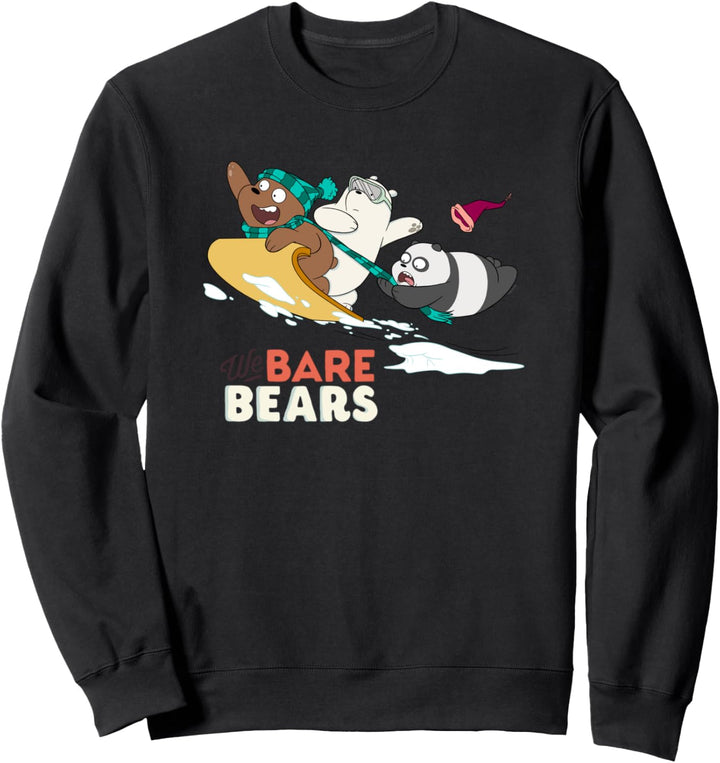 Cartoon Network We Bare Bears Snow Slide Sweatshirt