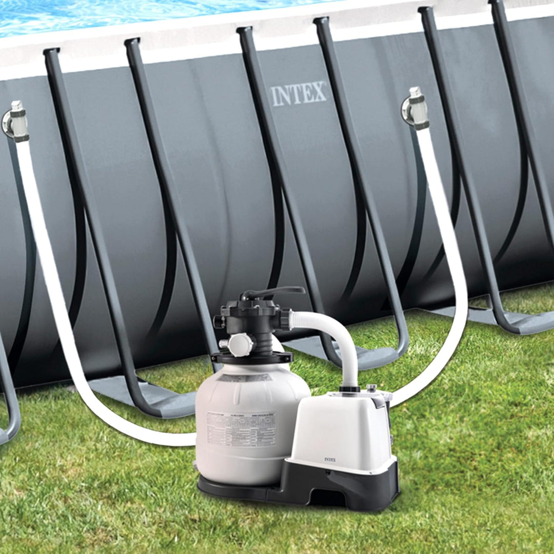 Intex – 230 V Sandfilter Pumpe & Saltwater System CG-26680 (26680),