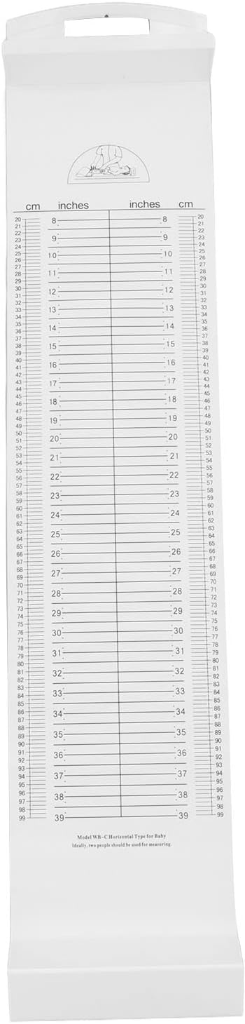 Baby-Höhenmessmatte, Baby-Höhenlineal, Säuglingsmessmatte, Neugeborenen-Wachstumstabelle, Waschbare,