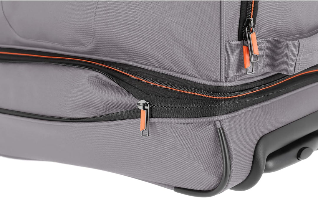 travelite 2-Rad Trolley Reisetasche Gr. S mit Dehnfalte, Gepäck Serie BASICS: Weichgepäck Reisetasch