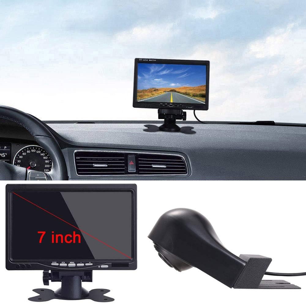「Rückfahrkamera Transportster + 7 Zoll TFT LCD Bildschirm Auto Monitor」Bremsleuchte Auto Dach Rückfa