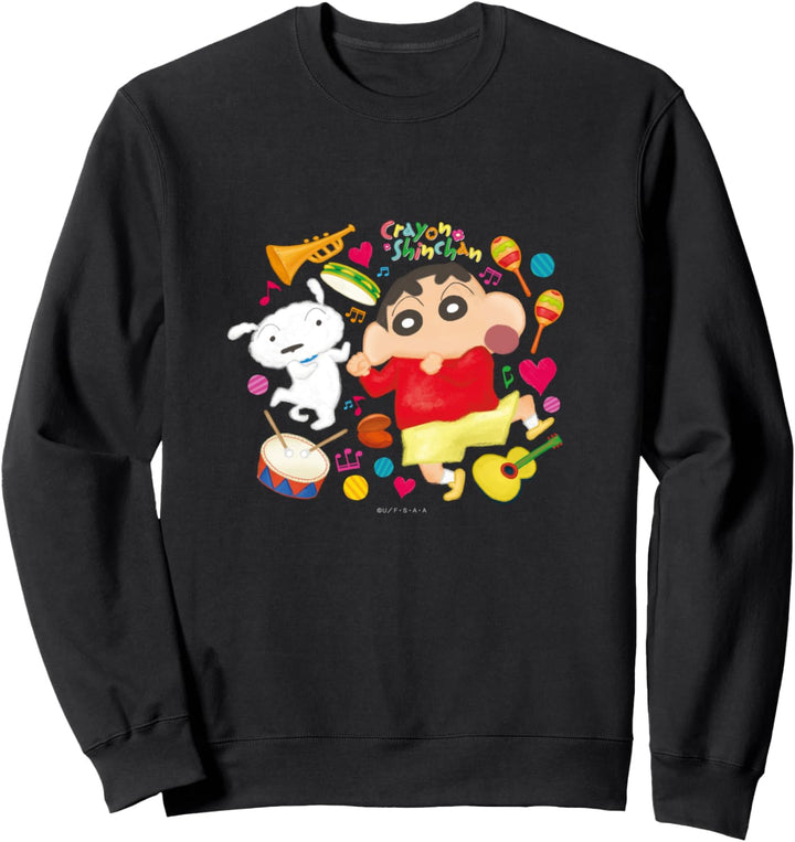 Crayon Shin-chan Aufregende Farbberührung Sweatshirt
