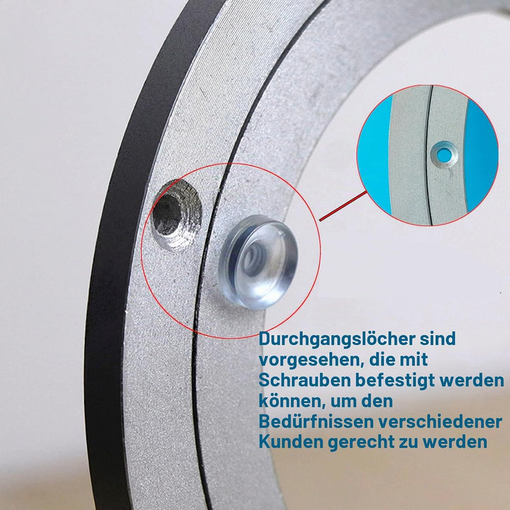 Drehtellerlager aus Aluminiumlegierung, strapazierfähig, schwenkbar, Lazy Susan, Drehlager, Drehtell