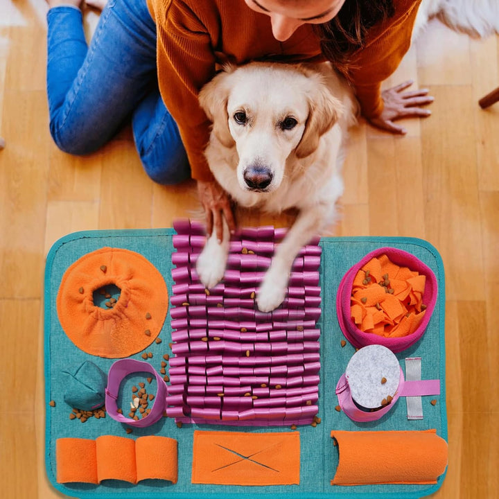 Futtermatte Trainingsmatte Hund SchnüFfelteppich Waschbar Trainingsmatte SchnüFfelteppich FüR Hunde