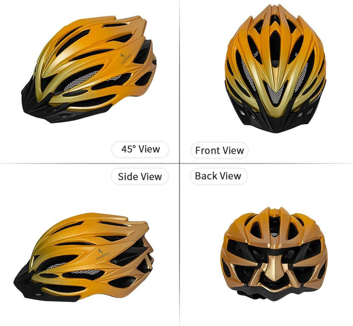 ioutdoor Premium Fahrradhelm, CE CPSC Zertifikat, Radhelm mit Abnehmbarer Sonnenblende und Insektenn
