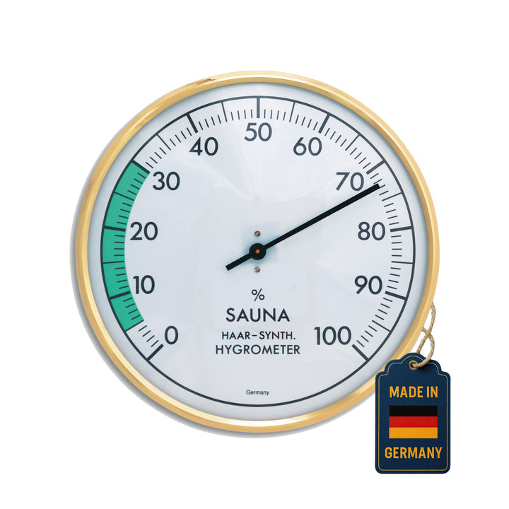 TFA Dostmann Analoges Sauna-Hygrometer, Luftfeuchtigkeit, hitzebeständig, ideal für die