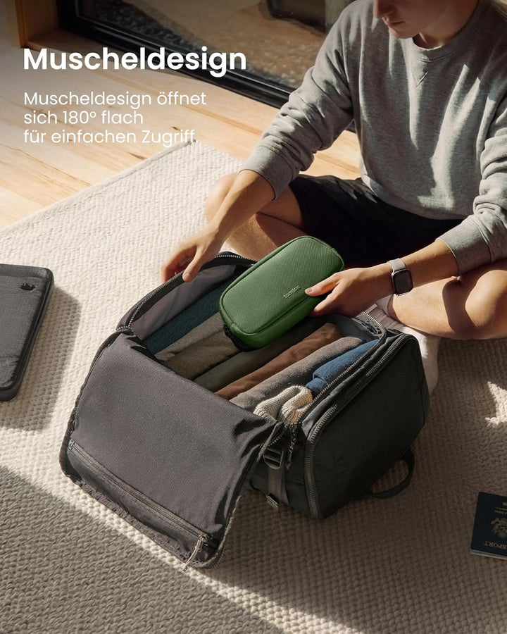tomtoc 22-28L Reiserucksack, TSA-freundlicher Handgepäck Rucksack, Wasserdichter Ryanair 40x30x20 Ru